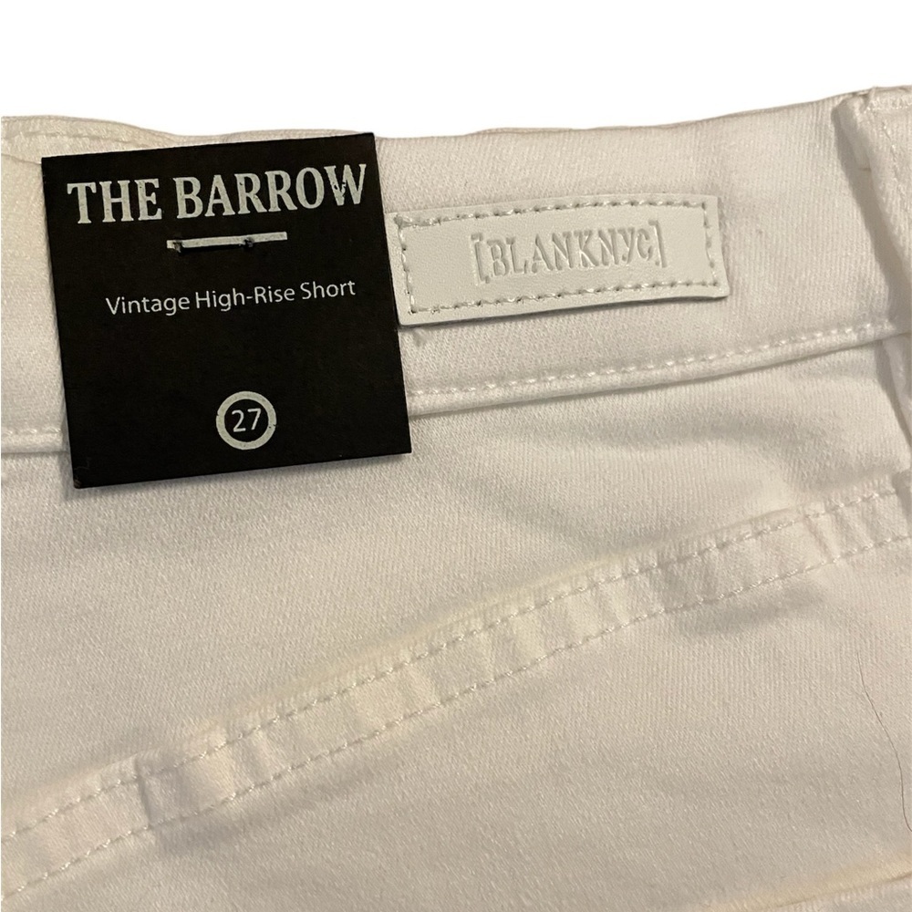 NWT BLANKNYC Vintage high rise great white shorts. Frayed hem. Size 27. - Picture 4 of 6